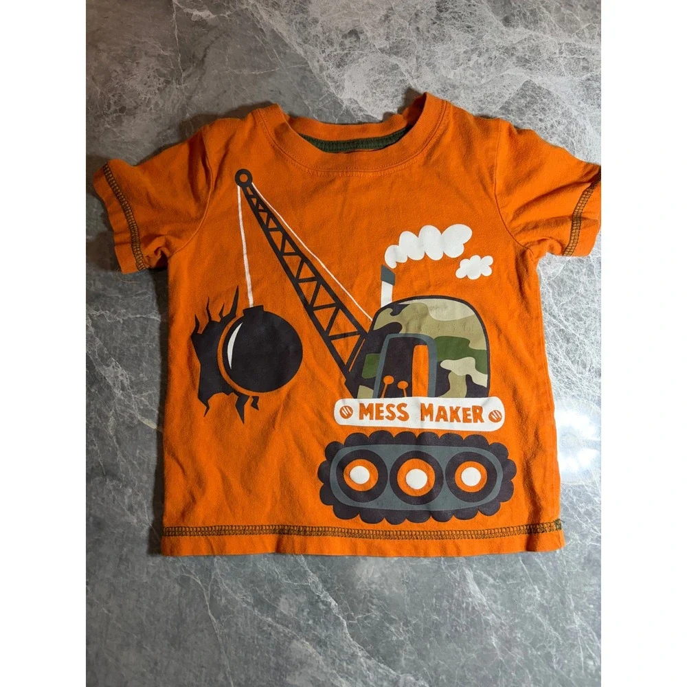 Old Navy Jumping Beans || Outfit Set || 18M || Orange tees Green shorts